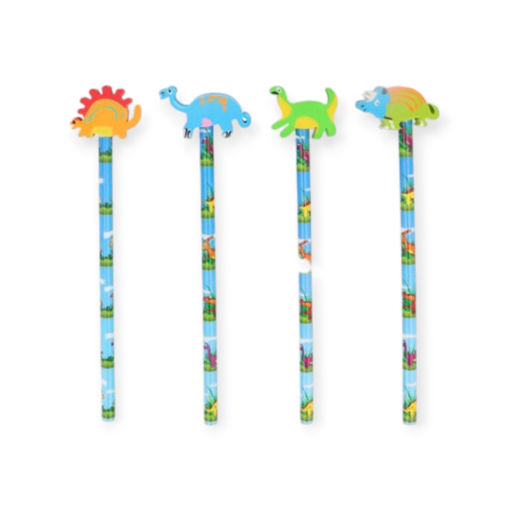 Picture of DINOSAUR PENCILS WITH ERASER TOP